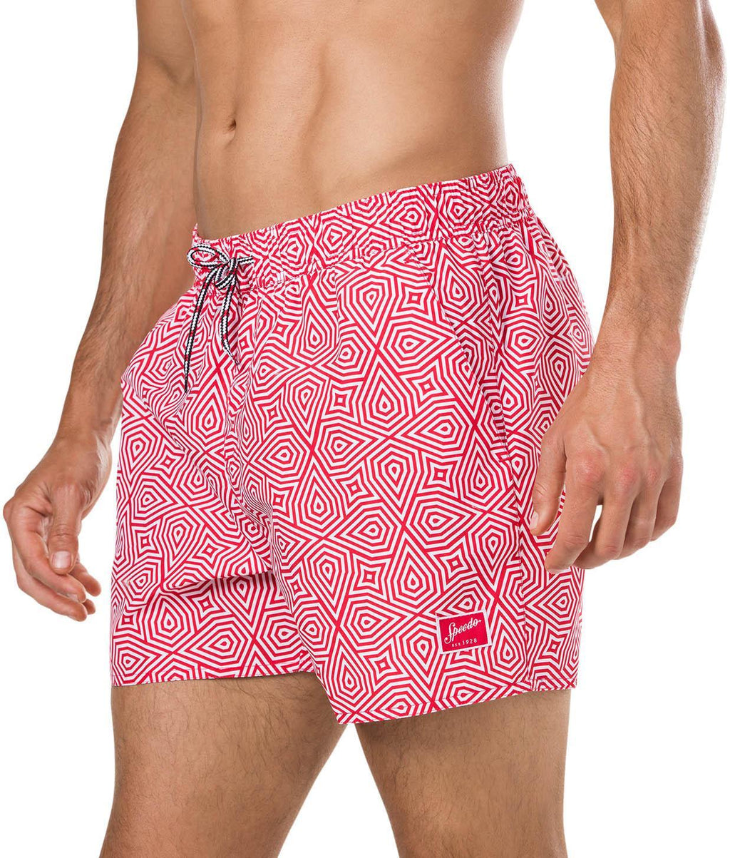 vintage printed 14 nav/whi