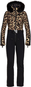 lynx ski suit faux fur