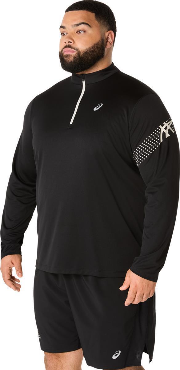 asics icon ls 1/2 zip