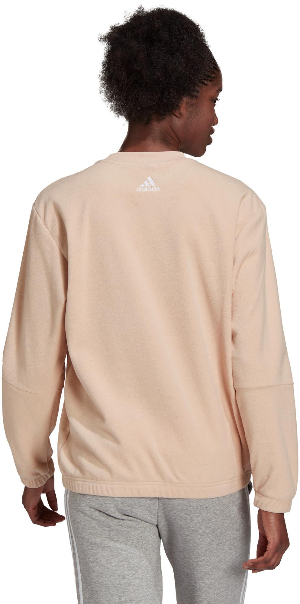Brand Love Giant Logo Polar Fleece sweater