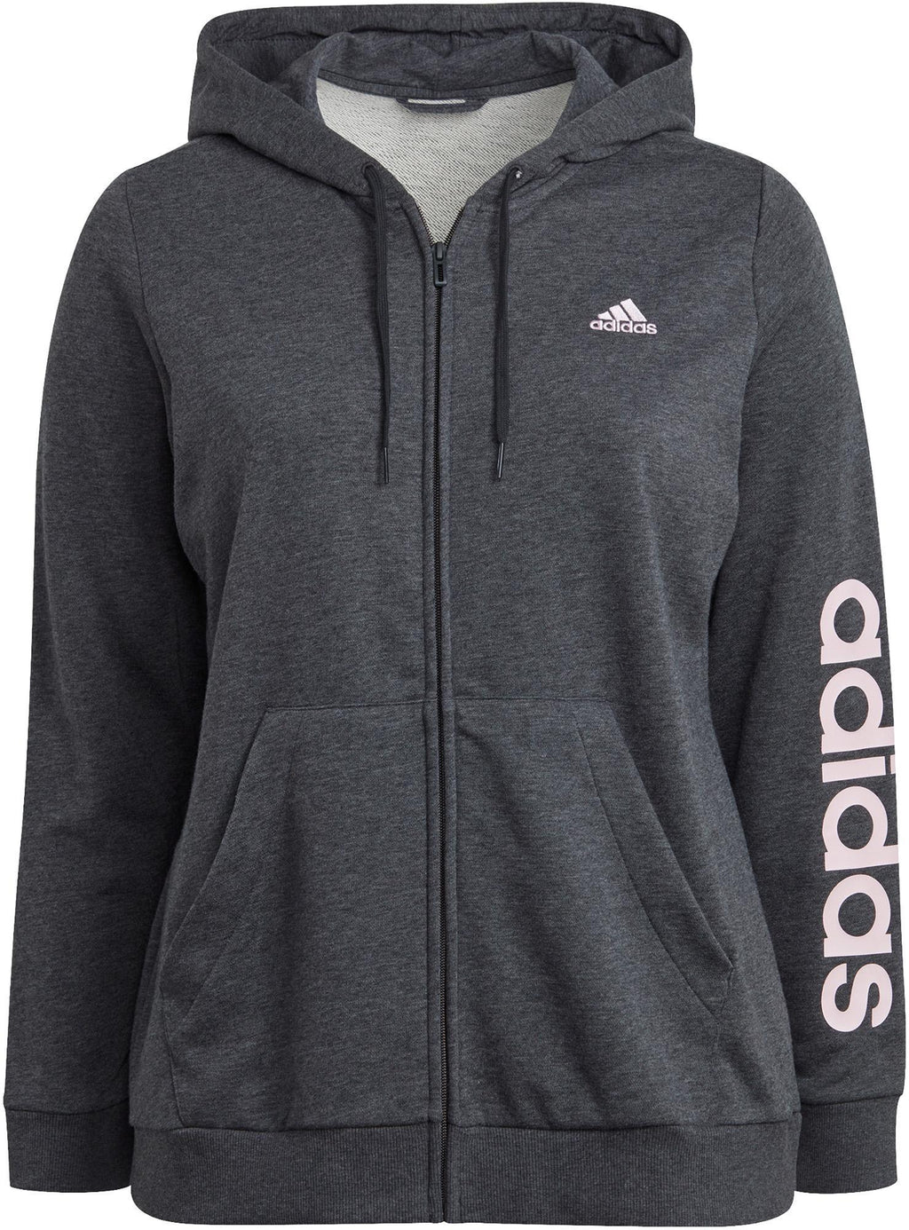 Essentials Logo Ritshoodie (Grote Maat)
