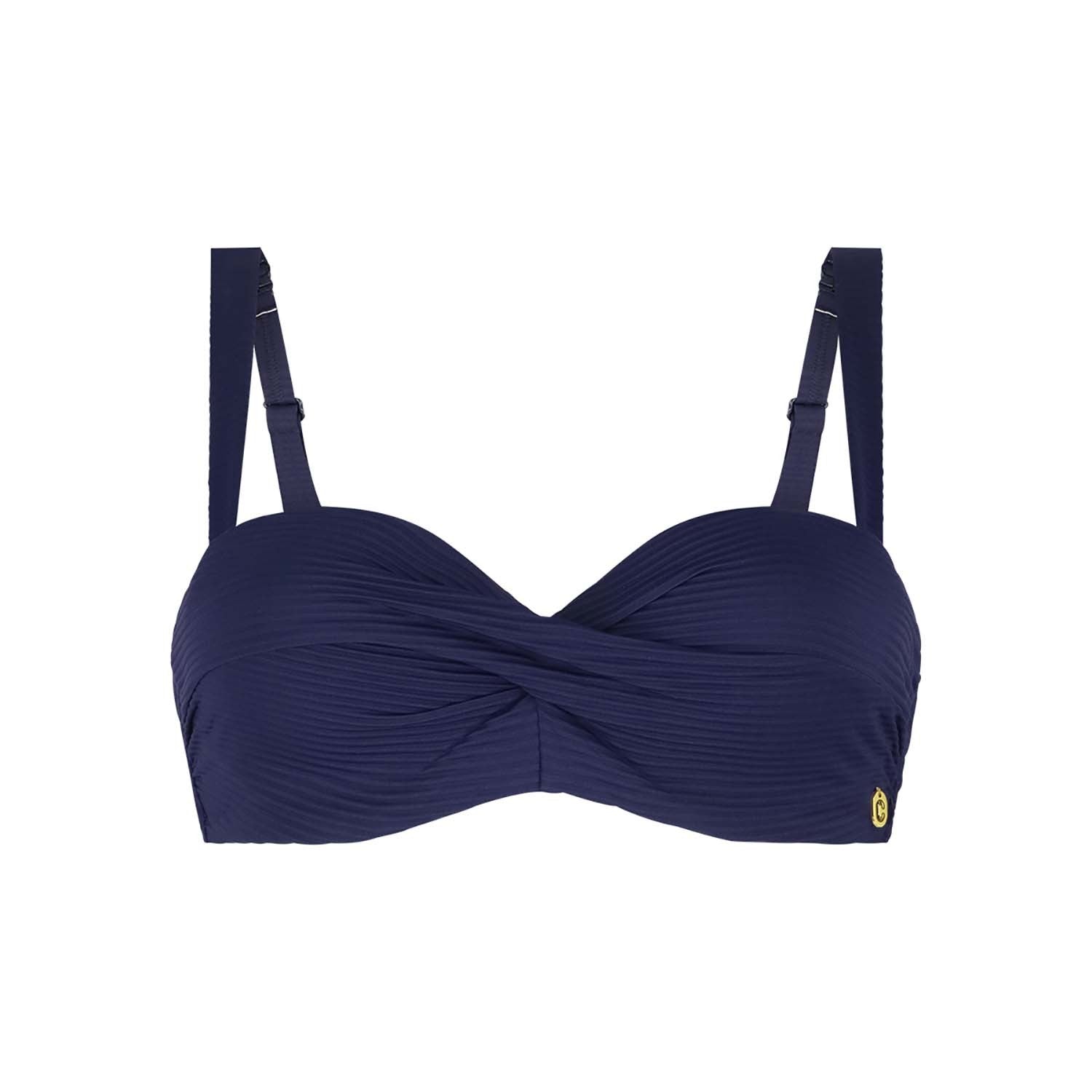 bikini top twisted padded wired