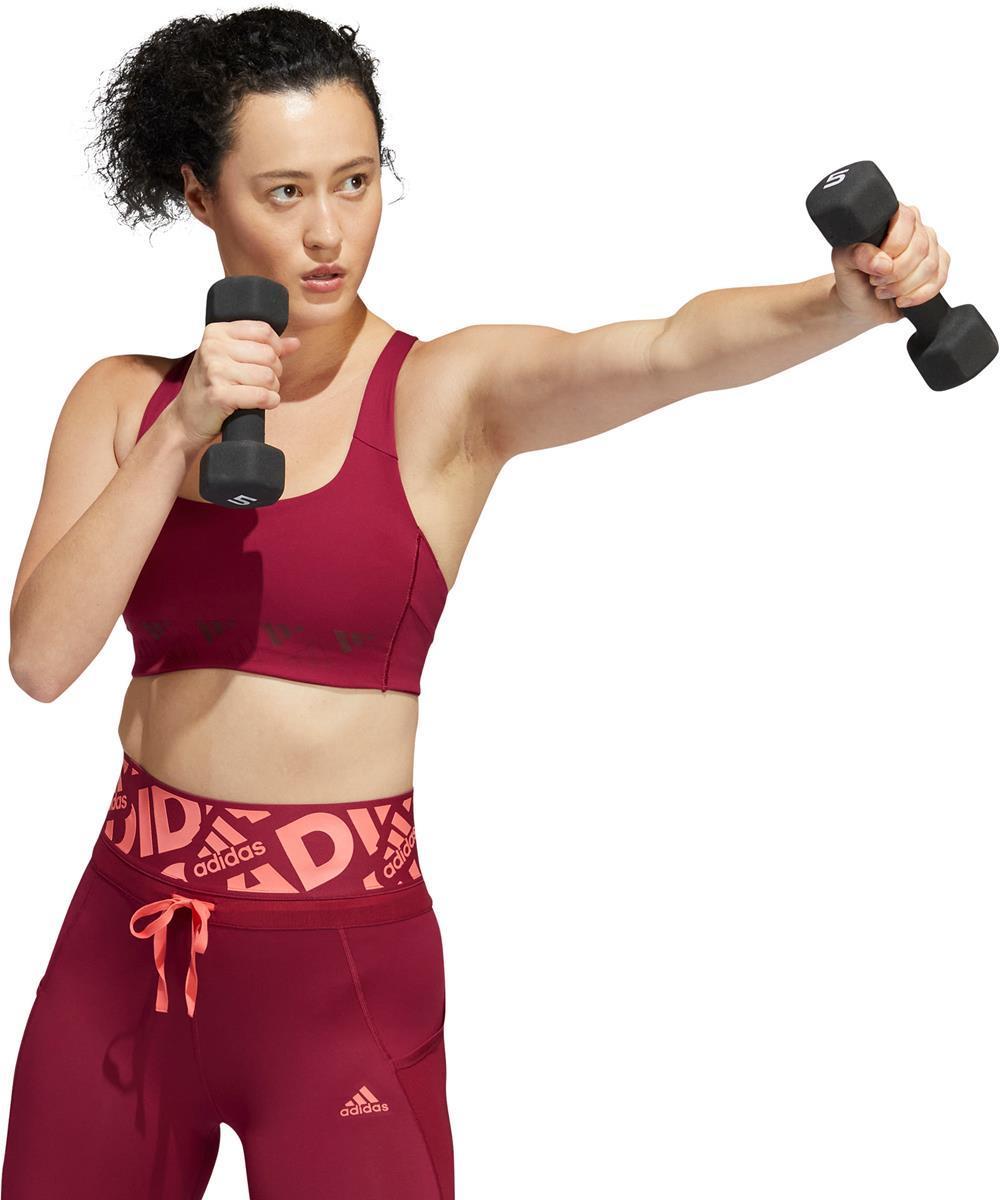 adidas Powerimpact Training Medium-Support Logo sport bh