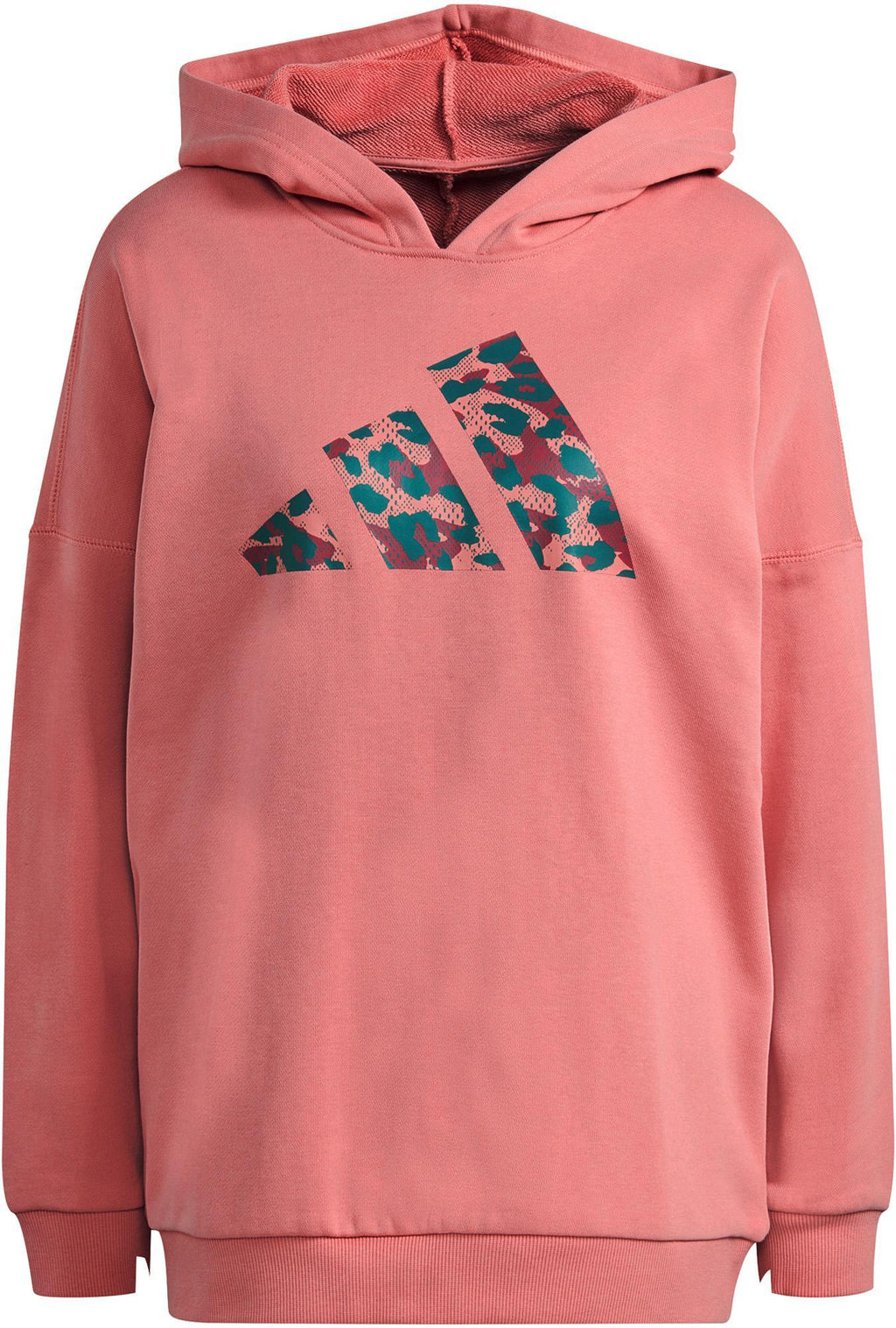 Sportswear Leopard-Print Oversized Hoodie
