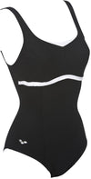 w therese squared back one piece