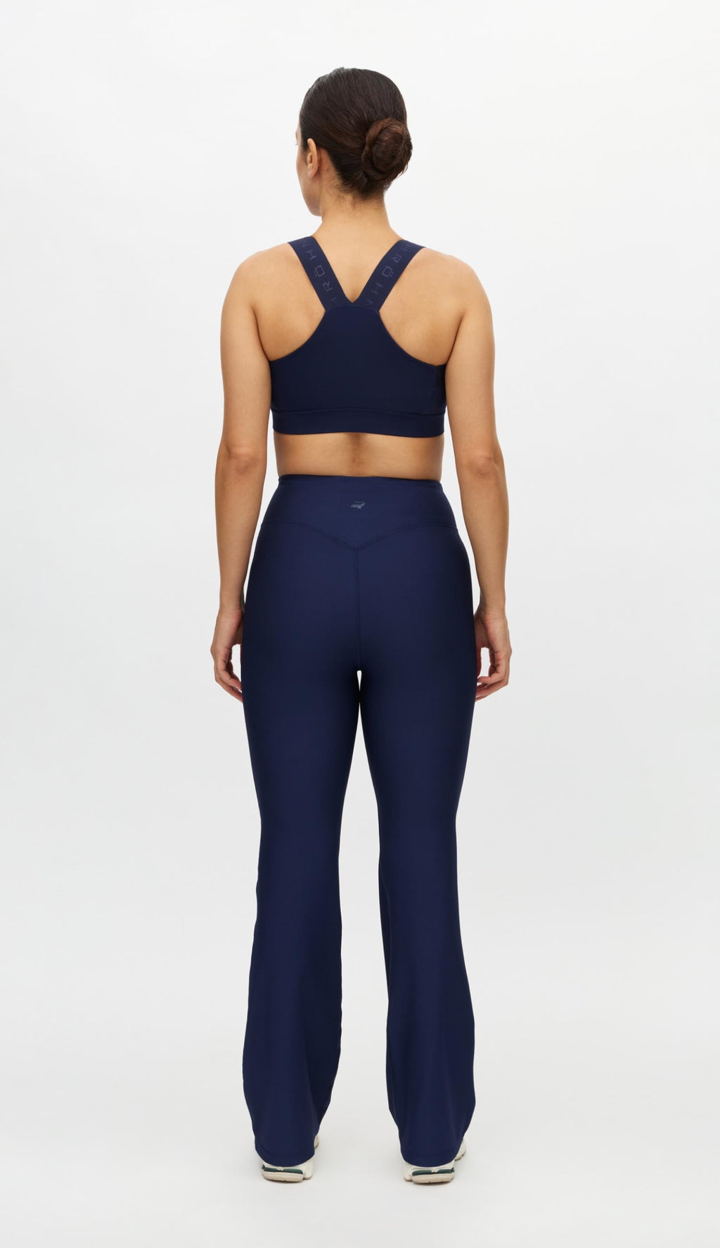 Ribbed R Flare High Waist  Tight