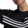 Essentials 3-Stripes Fleece sweater