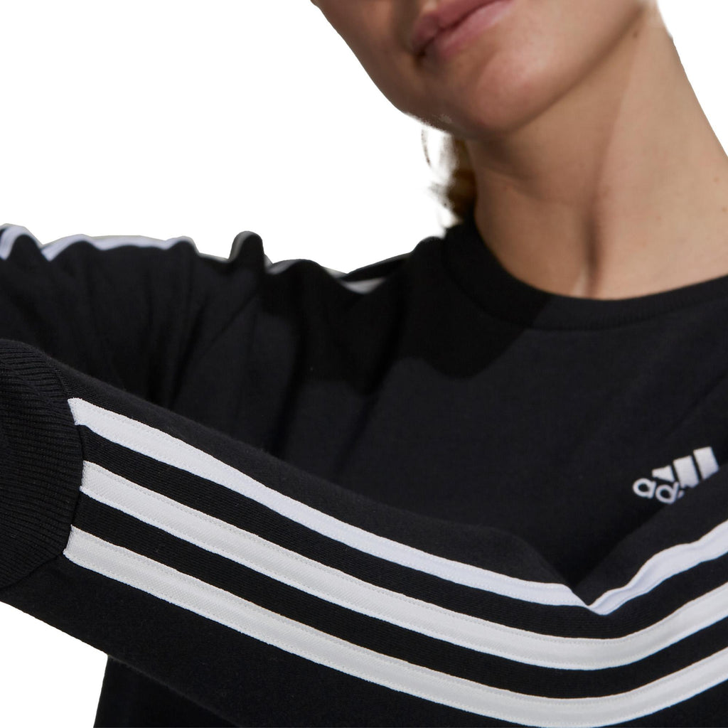 Essentials 3-Stripes Fleece sweater
