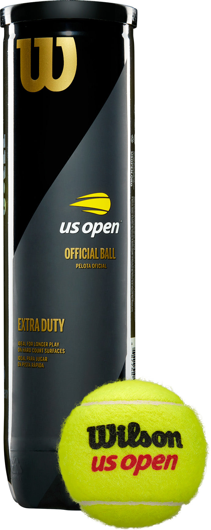 US Open Extra Duty 4-pack tennisballen