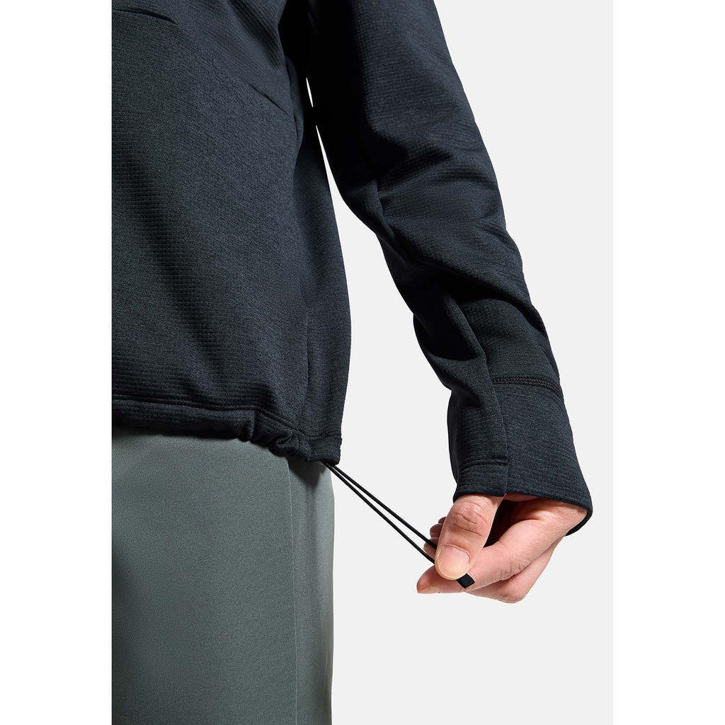 Grid Fleece Mid Layer half-zip