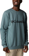 m columbia logo fleece crew