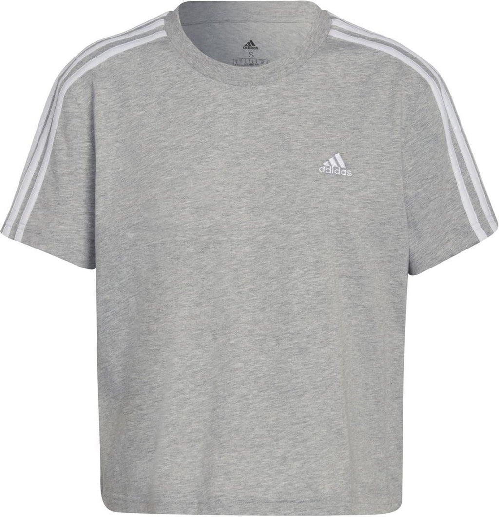 Essentials Loose 3-Stripes Cropped T-shirt