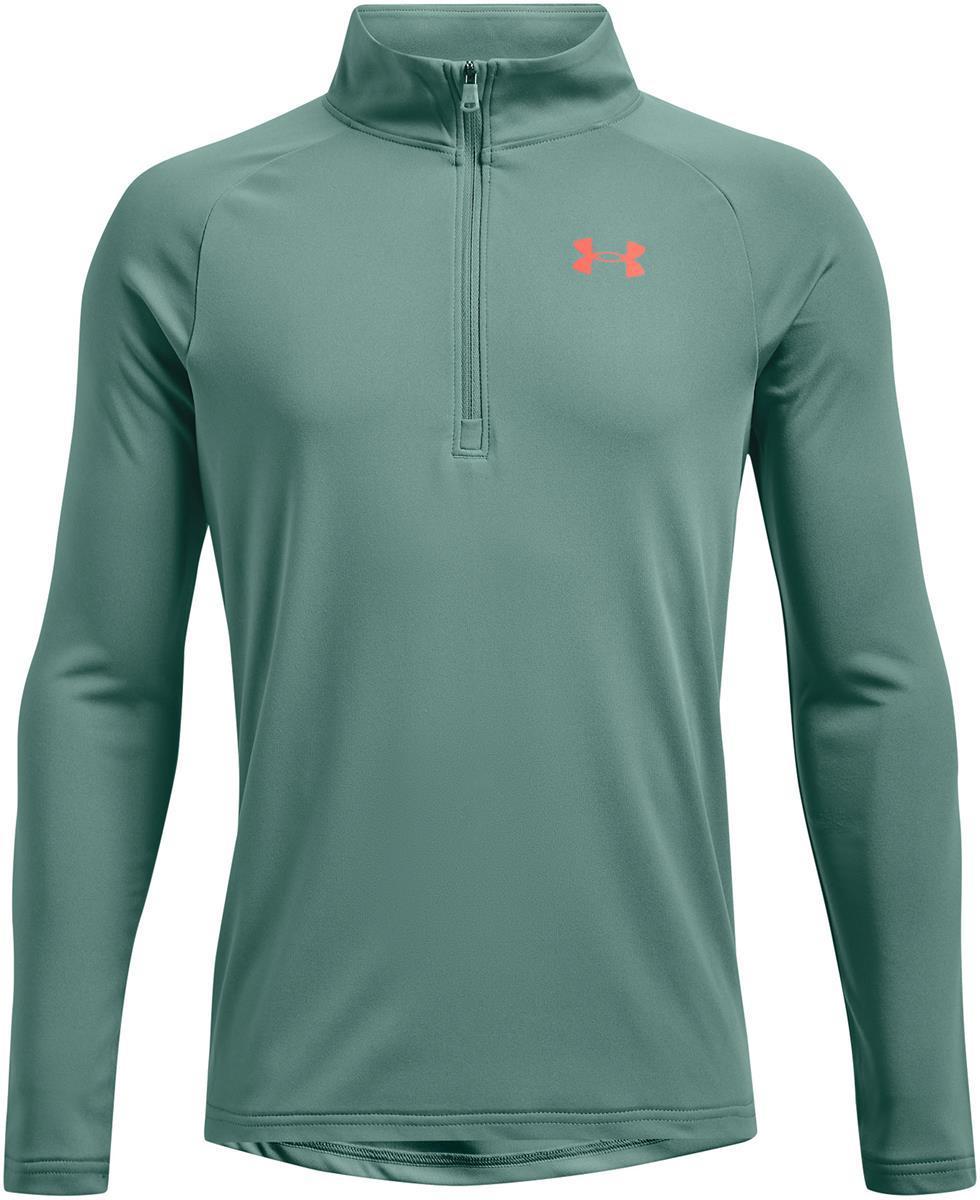UA Boys Tech 2.0 Half Zip Top Green