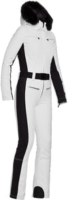parry ski suit faux fur