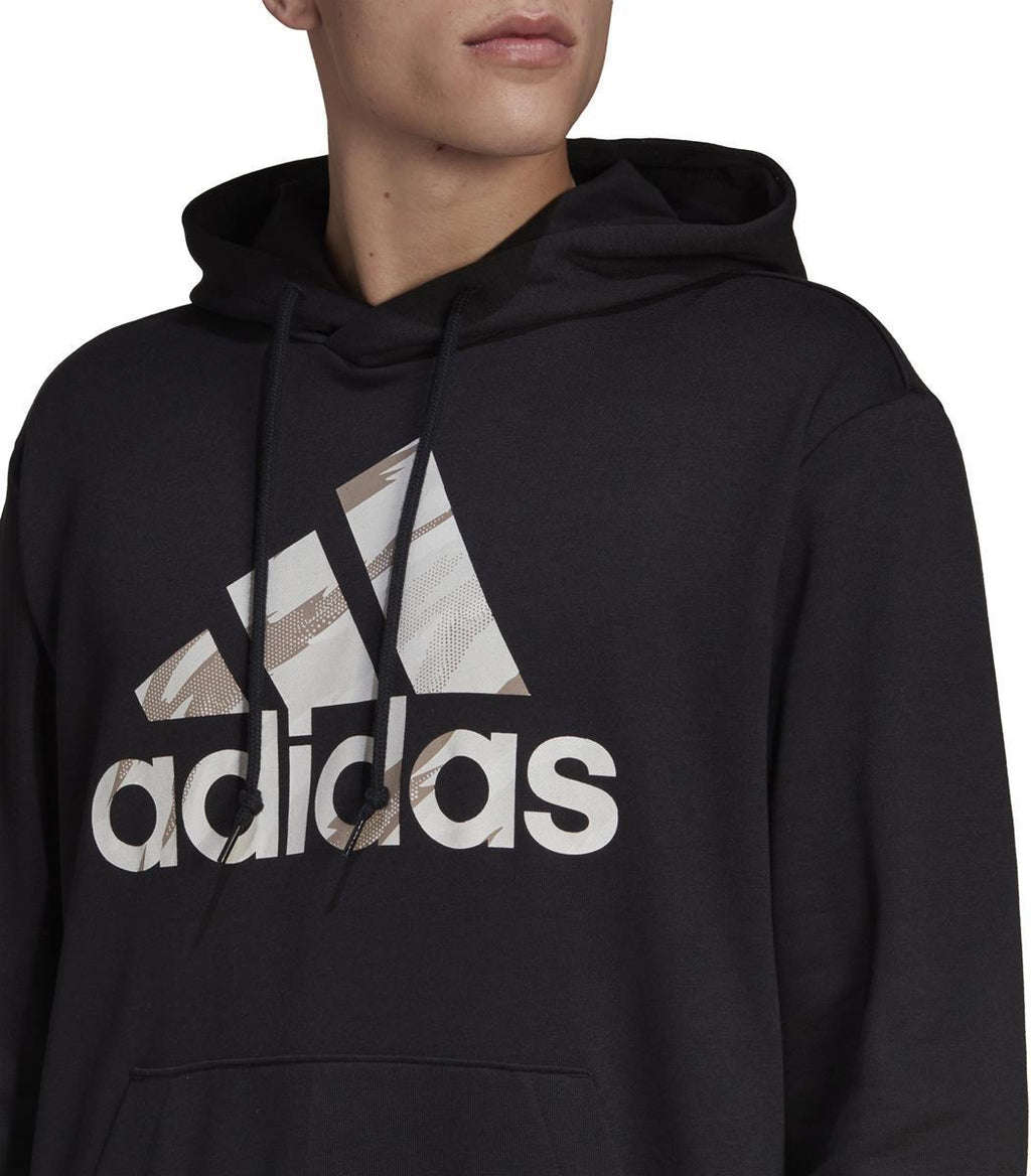 Essentials French Terry Camo-Print hoodie
