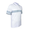 men printed stripe polo