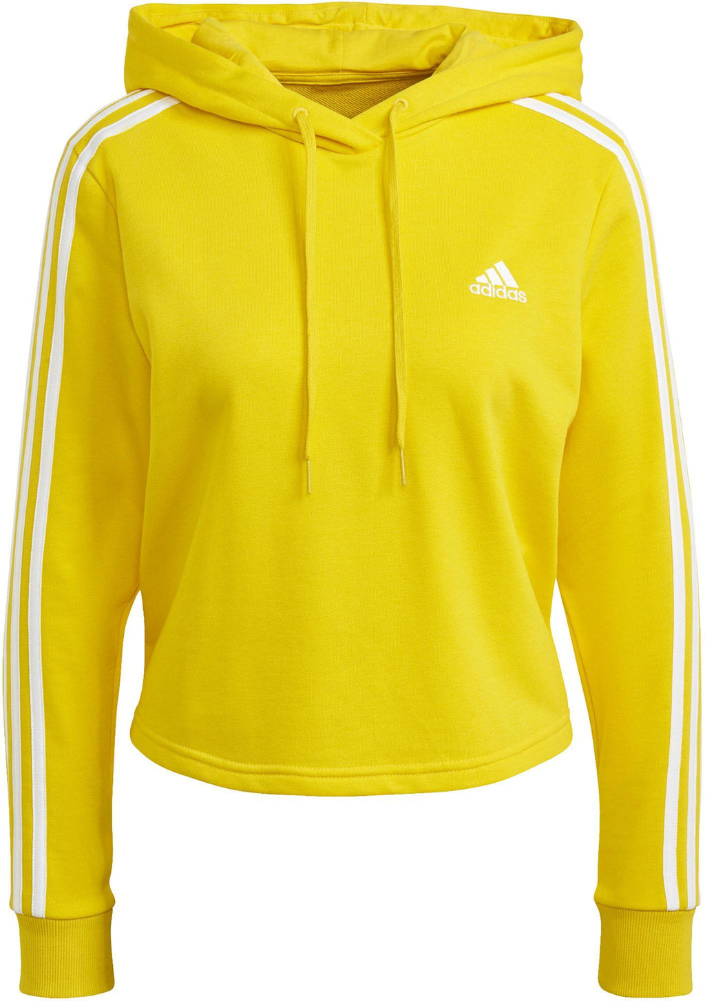 Essentials 3-Stripes Cropped Hoodie