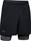UNDER ARMOUR Qualifier 2IN1 férfi sort 100% PES
