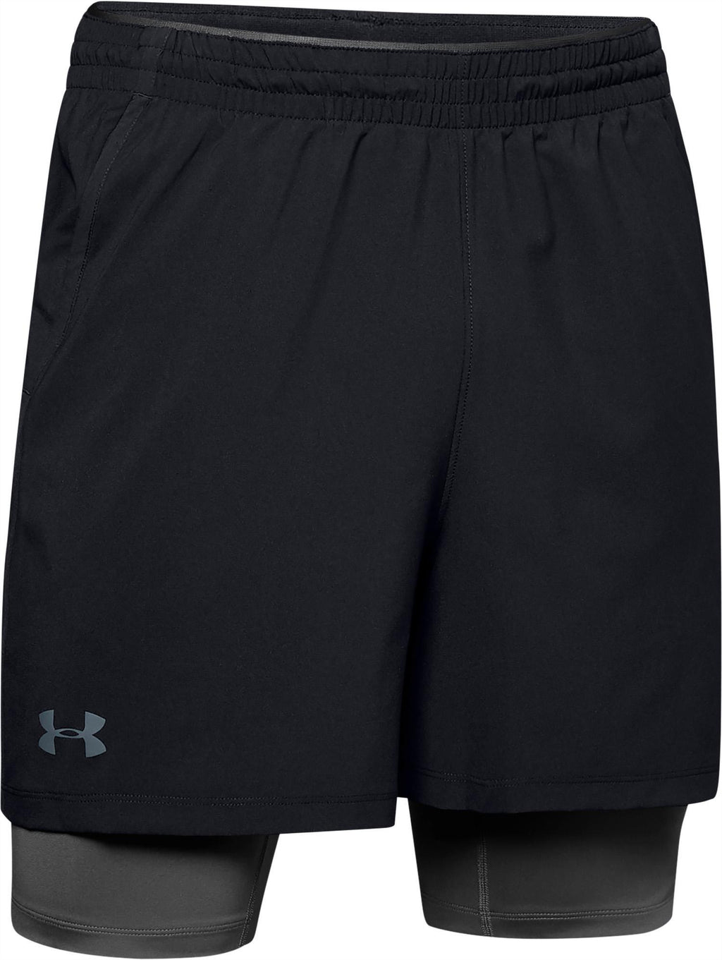 UNDER ARMOUR Qualifier 2IN1 férfi sort 100% PES