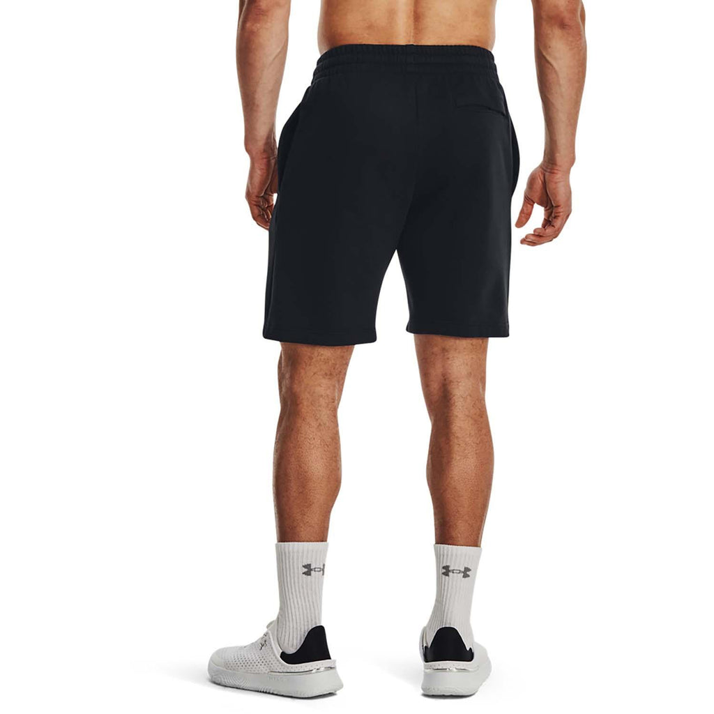 ua rival fleece shorts-blk