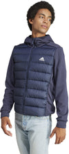 Essentials Hybride donsjack met capuchon