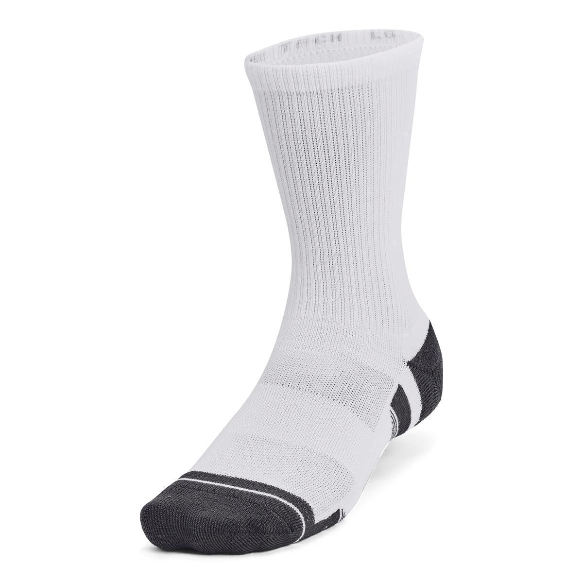 ua performance tech 3pk crew-wht