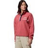 helvetia ii cropped half snap fleece vest