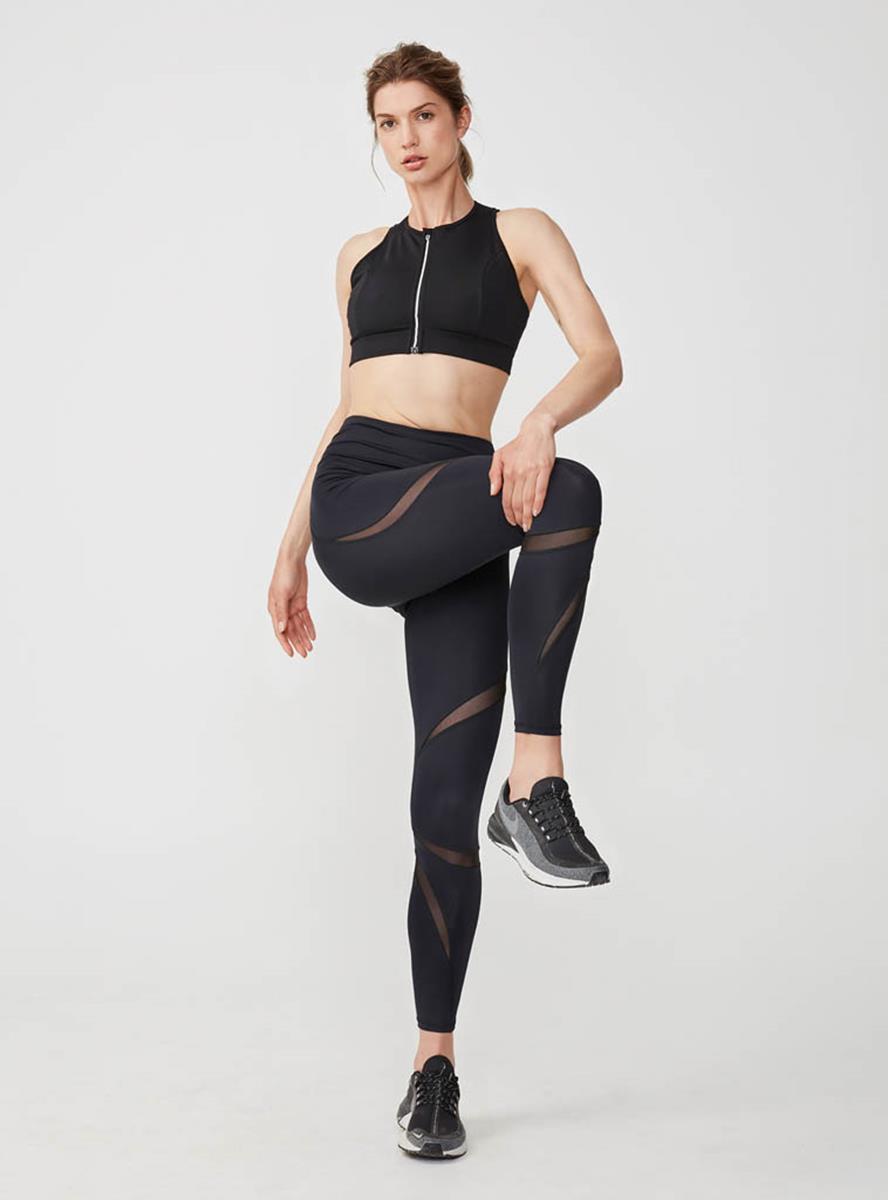 zip sports bra