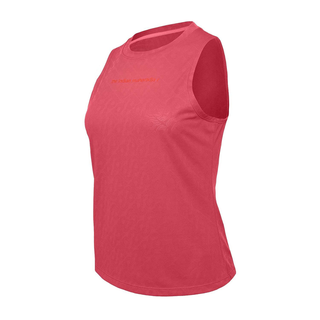 women sleeveless jacquard top