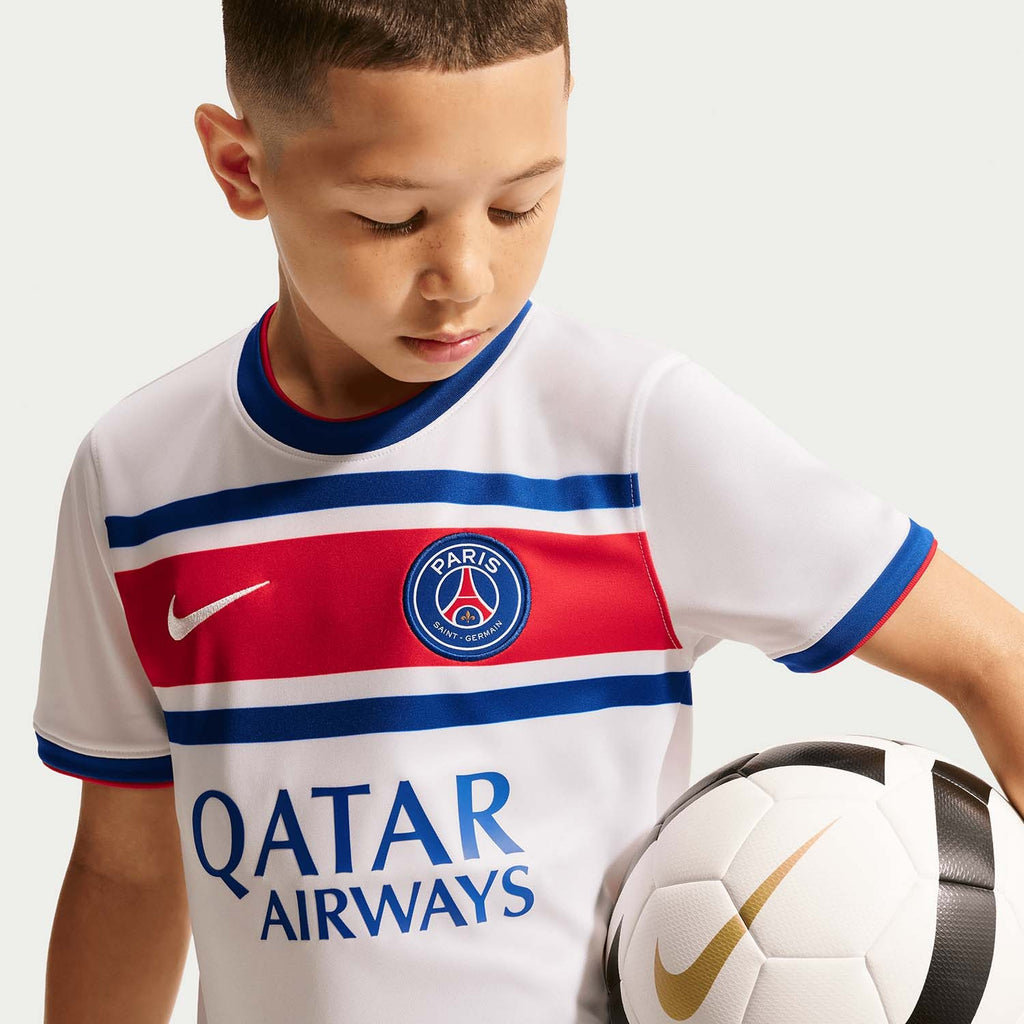 Paris Saint-Germain Home Big Kids' Dri-FIT Voetbal Pre-Match Top