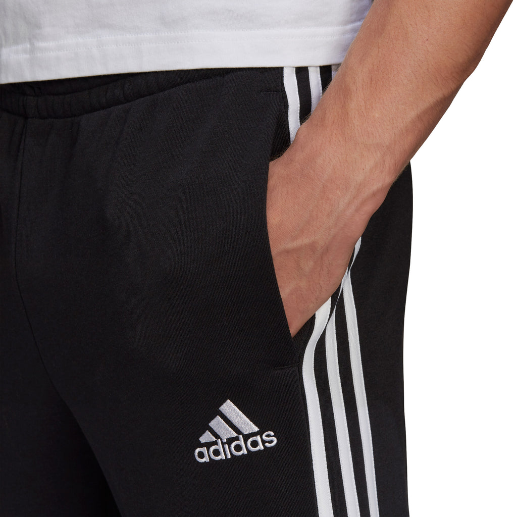 Essentials French Terry Tapered Cuff 3-Stripes Broek