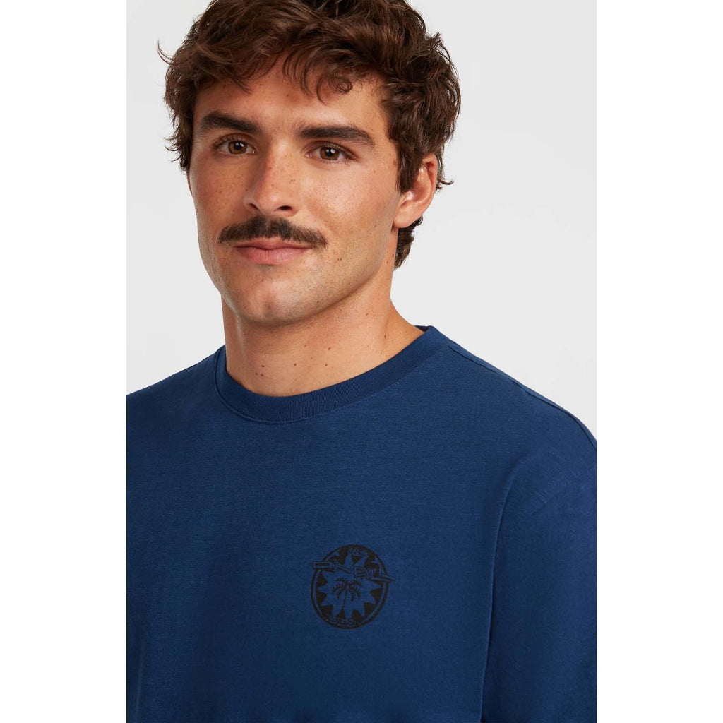 Slub Back Print T-shirt strand