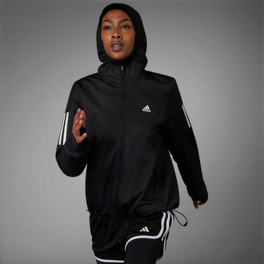 Own the Run Running windjack met capuchon