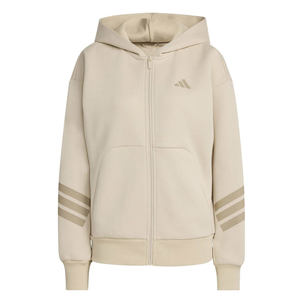 Full-zip hooded sweater