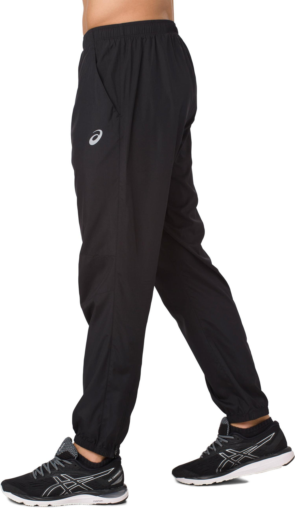 silver woven pant