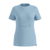 Outdoor T-shirt Crew Neck Short sleeve Merino Tencel Hyper Map