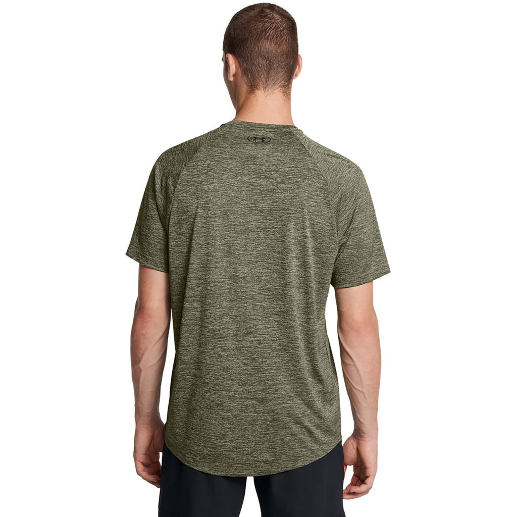 ua tech 2.0 ss tee-grn