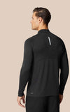 Seamless 1/4 Zip Ls Top