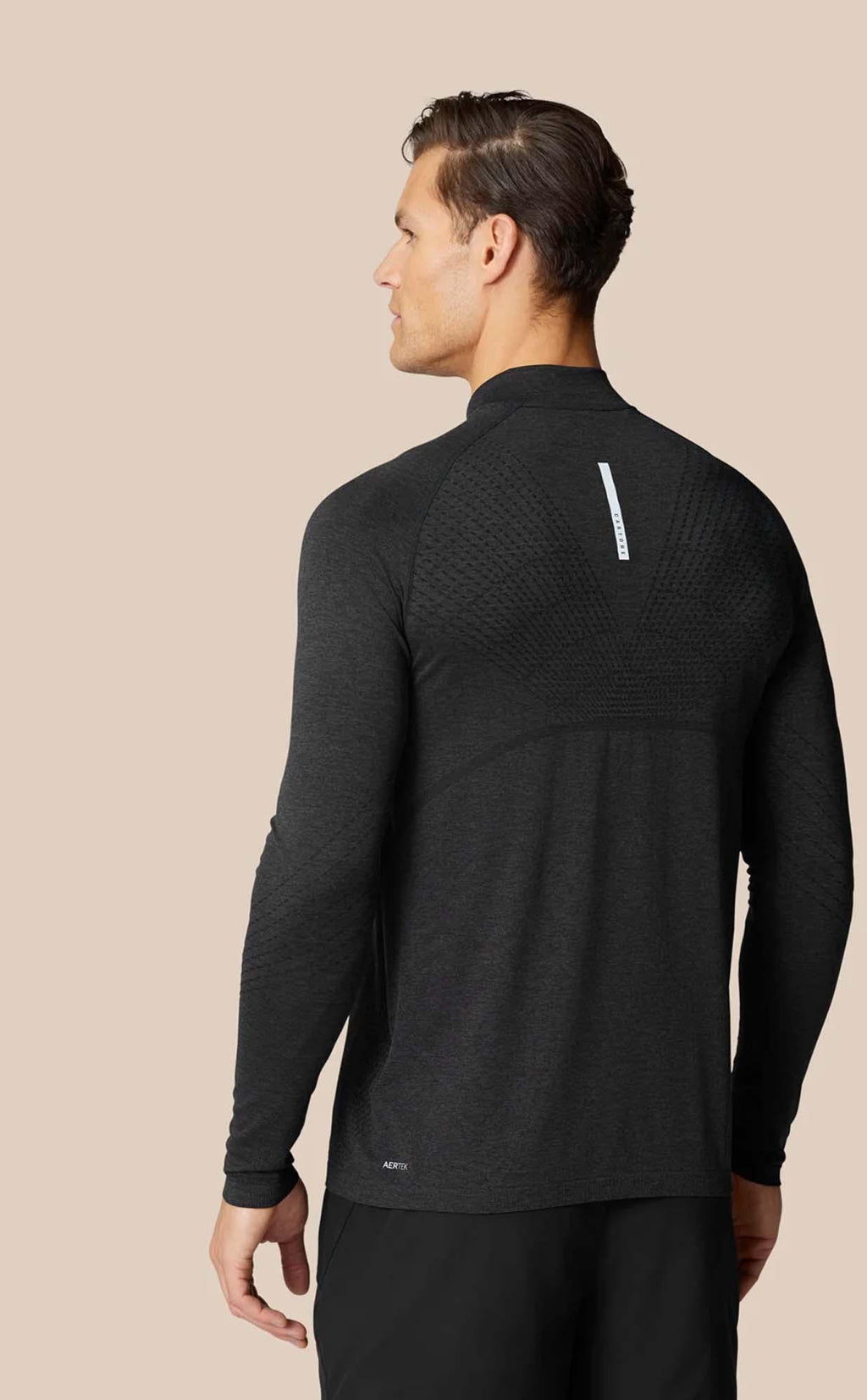 Seamless 1/4 Zip Ls Top