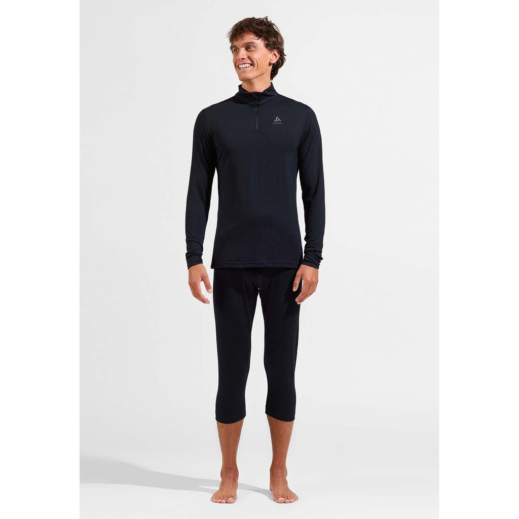 merino 200 base layer shirt turtle neck  half-zip