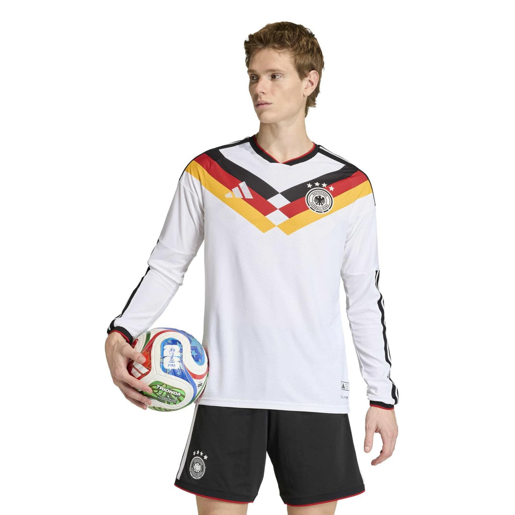 Duitsland 26 Authentiek Thuisshirt met Lange Mouwen