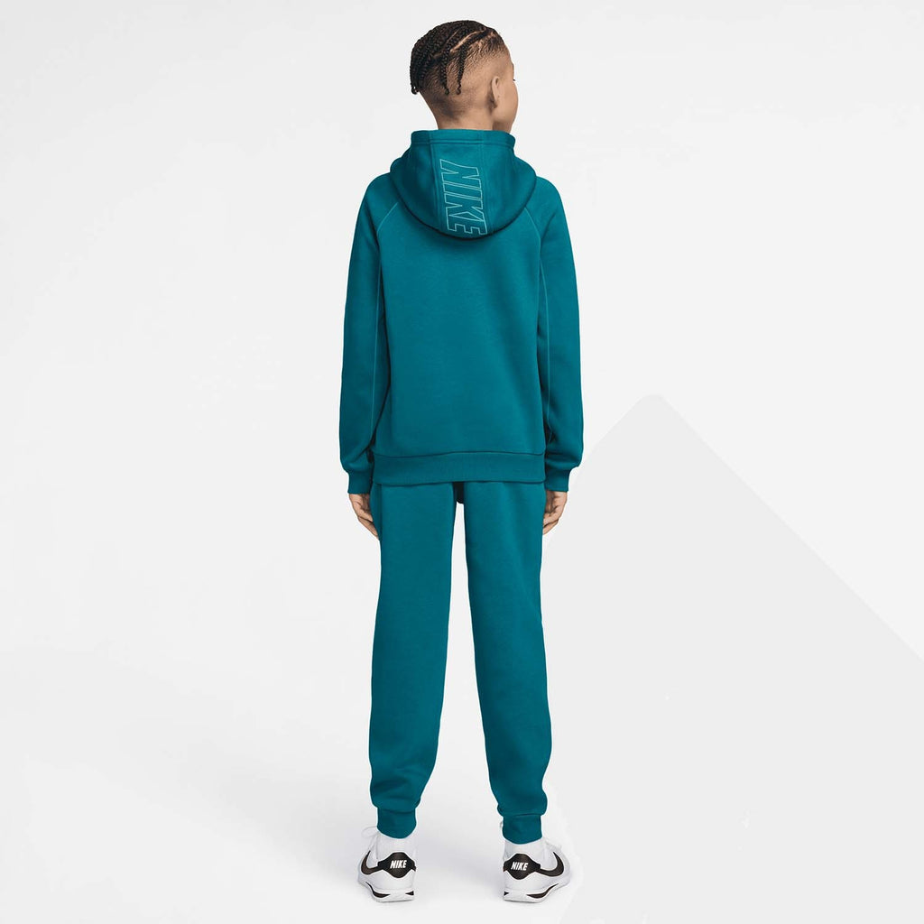 sportswear club fleece big kids' trainingspak met capuchon