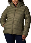 autumn park down hooded jacket