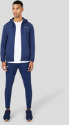 Peacoat Carbon Zip Through Hooded jack