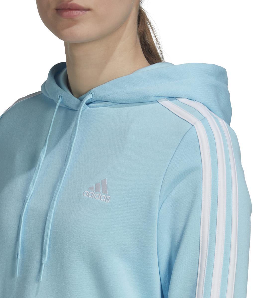 Essentials 3-Stripes Cropped Hoodie