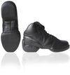 Dance sneaker, leather, split sole, high top
