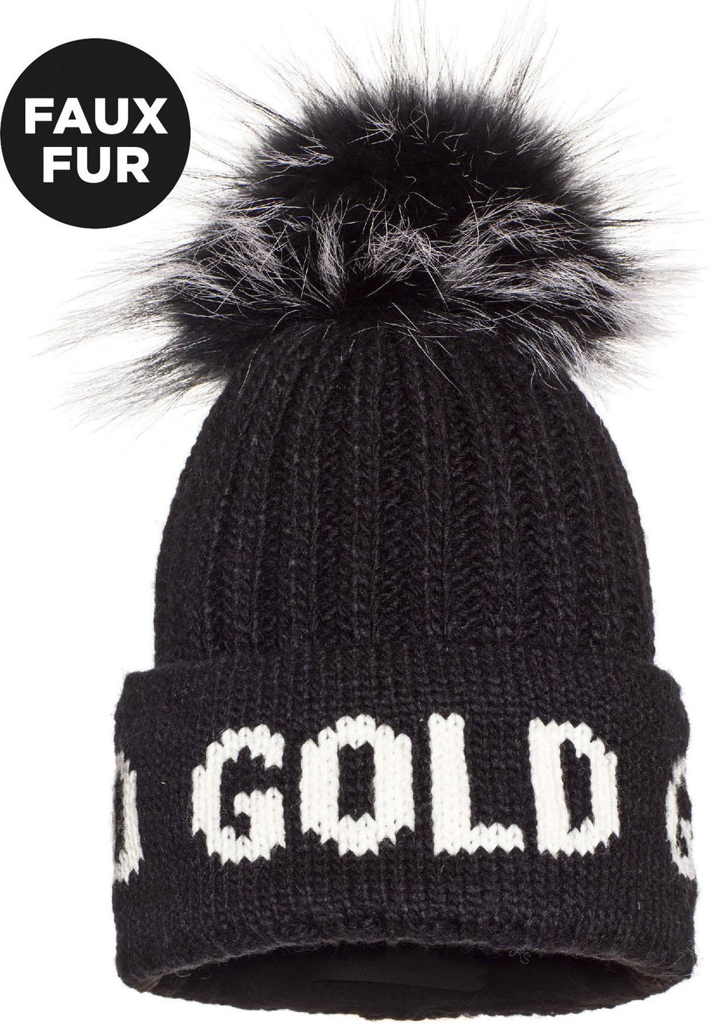 hodd beanie faux fur