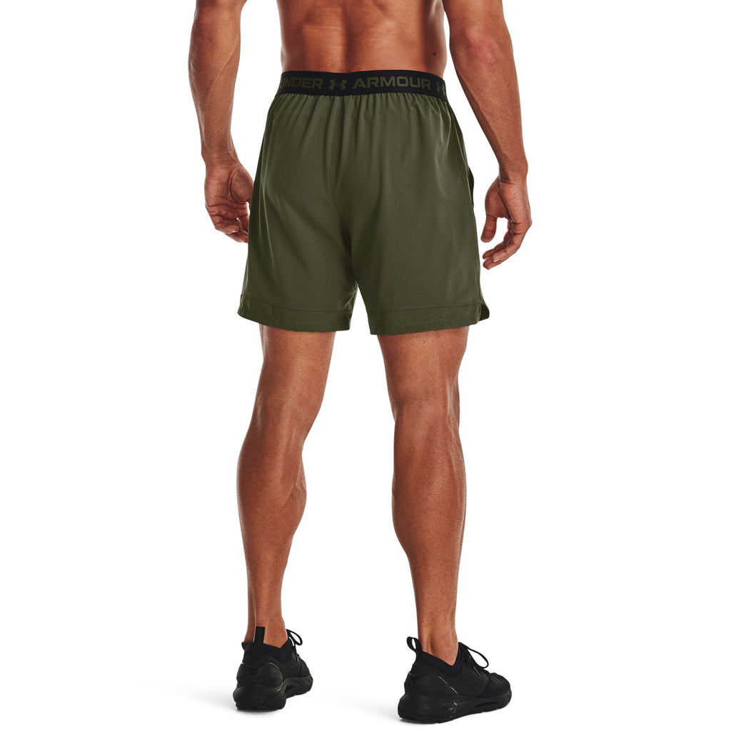ua vanish woven 6in shorts-grn