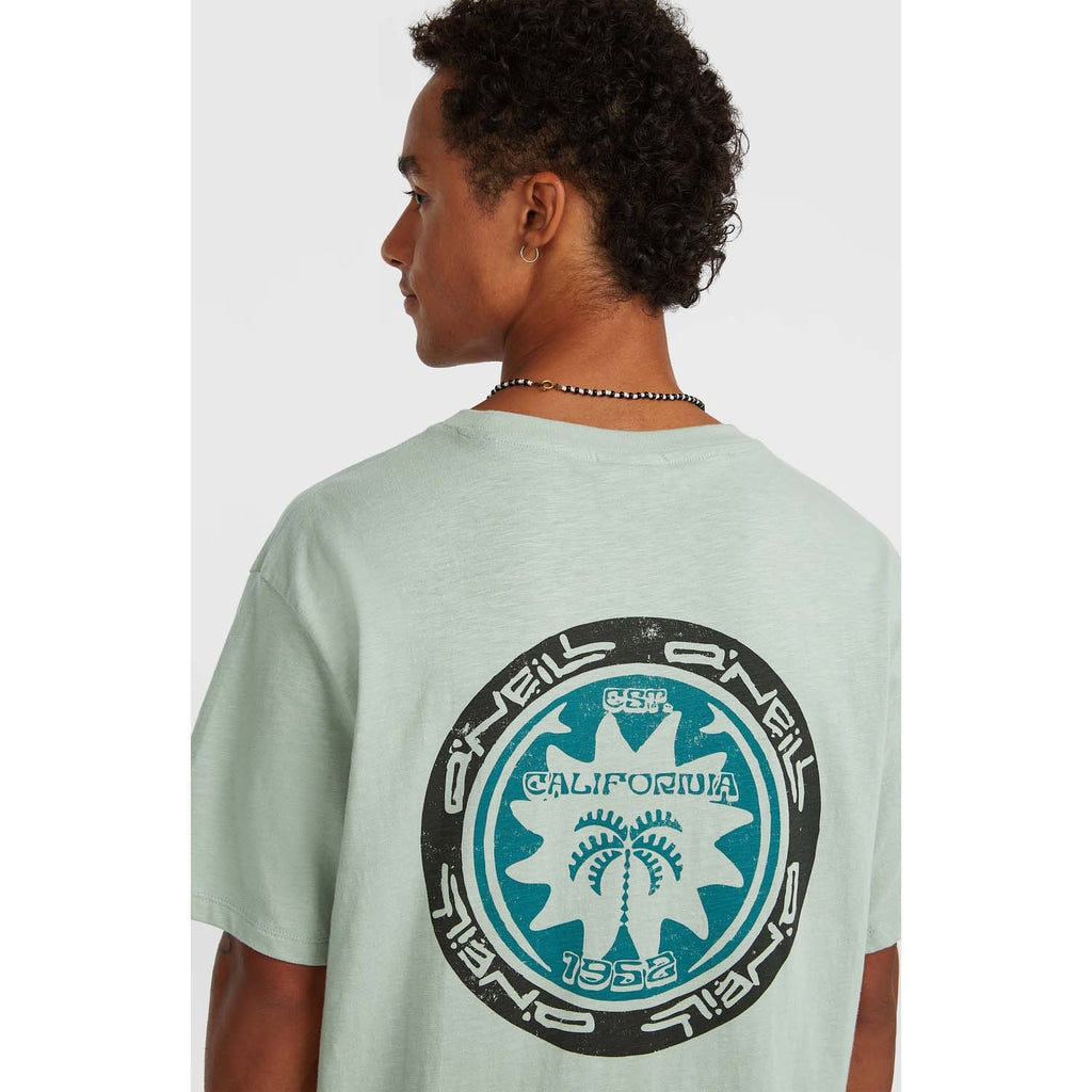 Slub Back Print T-shirt strand