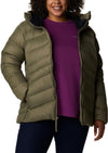 autumn park down hooded jacket